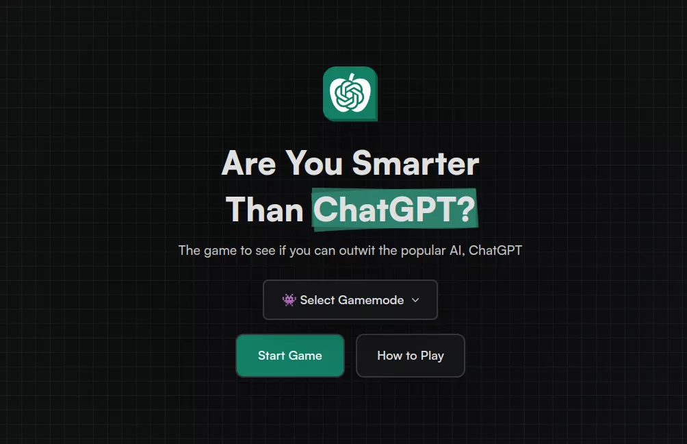 ARE YOU SMARTER THAN CHATGPT
